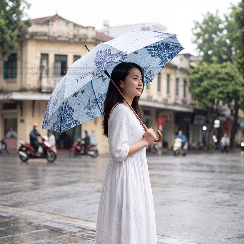 Xưởng nhận làm ô dù quà tặng in logo thương hiệu 2