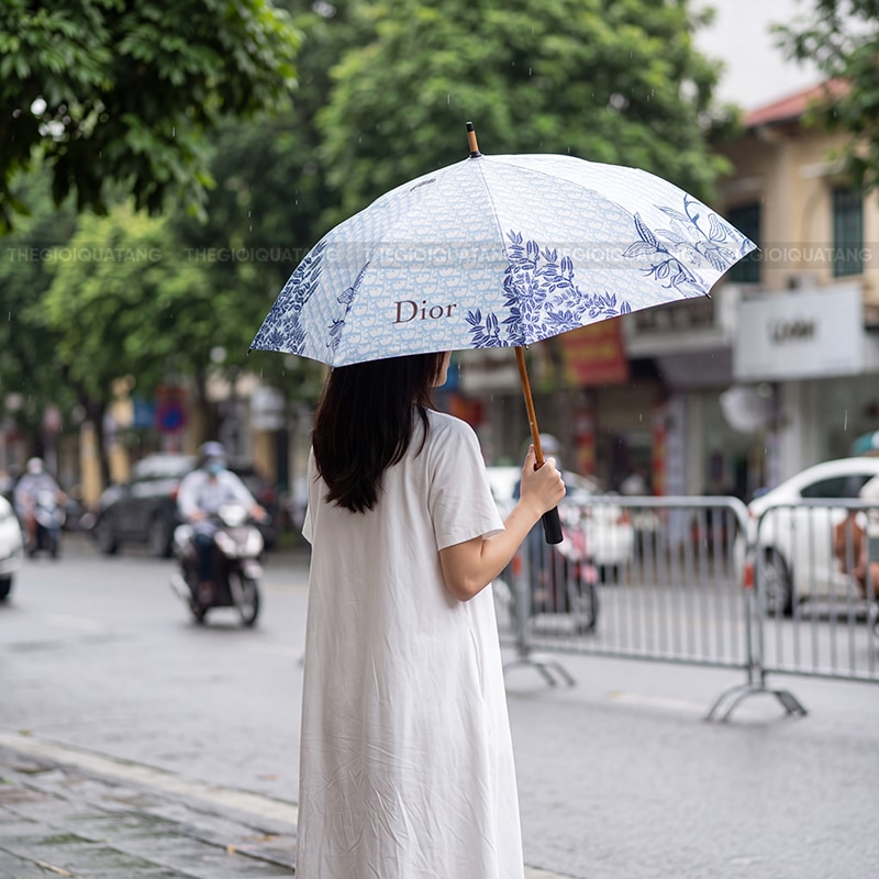 Xưởng nhận làm ô dù quà tặng in logo thương hiệu 4