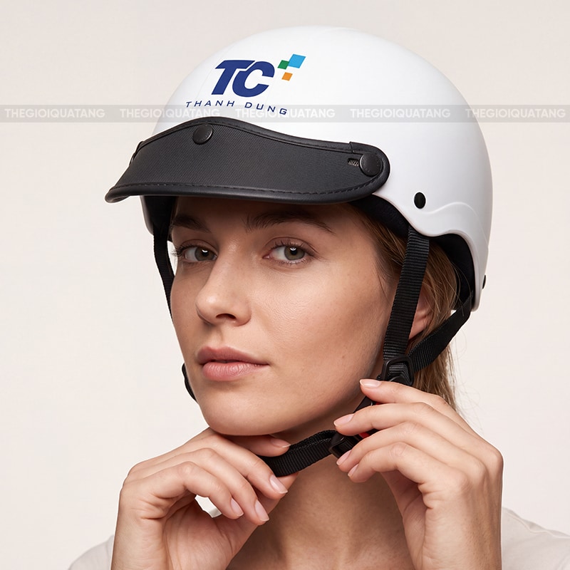 Xưởng sản xuất nón bảo hiểm quảng cáo giá tận gốc 2