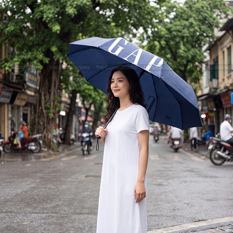 Xưởng sản xuất ô dù quà tặng in logo theo yêu cầu 4