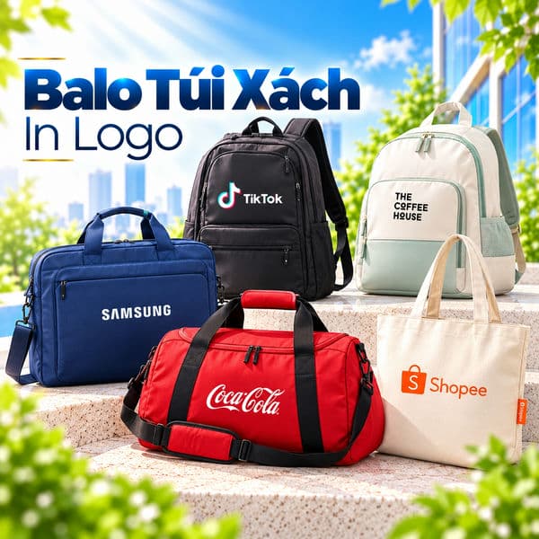 balo túi xách quảng cáo in logo