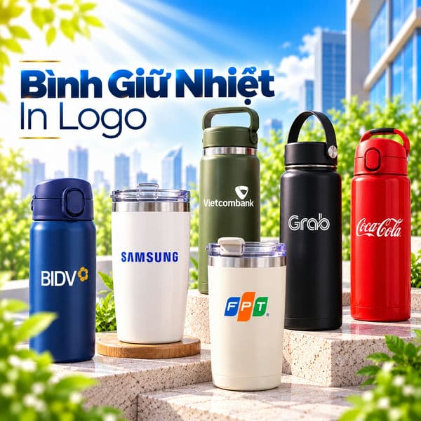 bình giữ nhiệt quảng cáo in logo