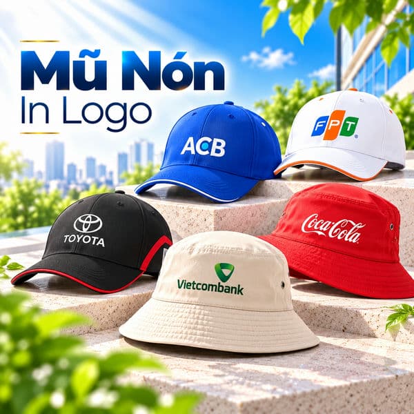 mũ nón quảng cáo in logo