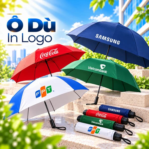 ô dù quảng cáo in logo