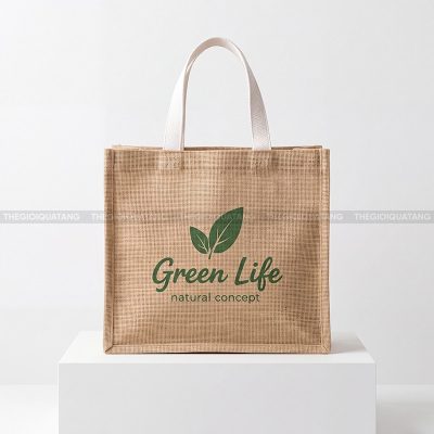 Túi tote vải đay thiết kế tối giản 1